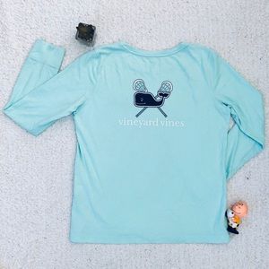 Vineyard Vines Green Lacrosse Shirt Small